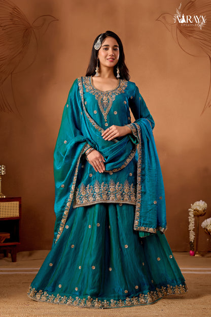 NOORA Classic Handcrafted Kurti Set