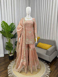 NOORZA JMC Silk Sharara Ensemble