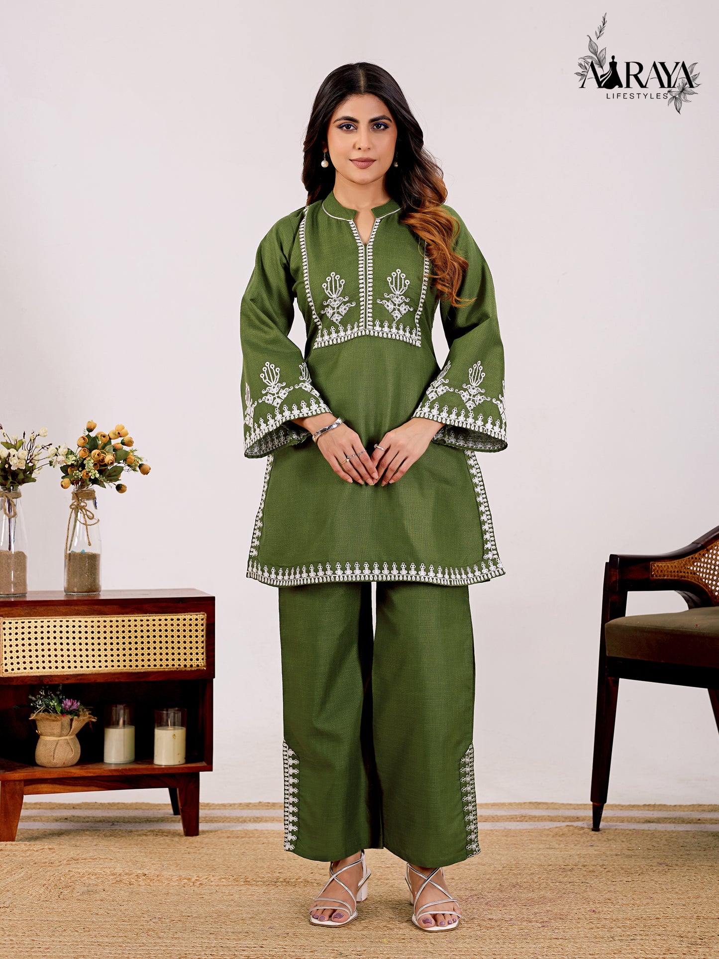 Heavy Embroidered Co-ord set