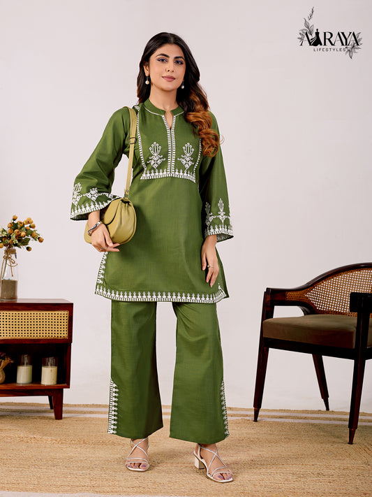 Heavy Embroidered Straight Kurta
