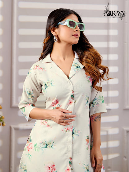 Floral Printed Co-ord Set