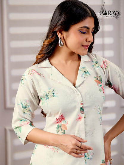 Floral Printed Co-ord Set