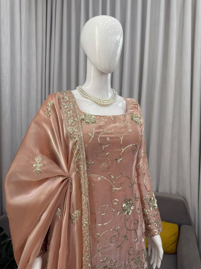 NOORZA JMC Silk Sharara Ensemble