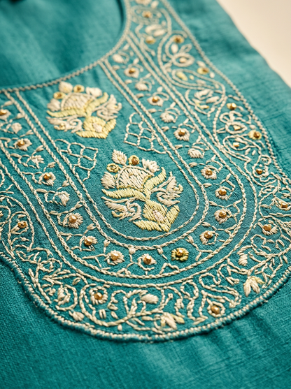 Teal Green Kurta Set with Dupatta