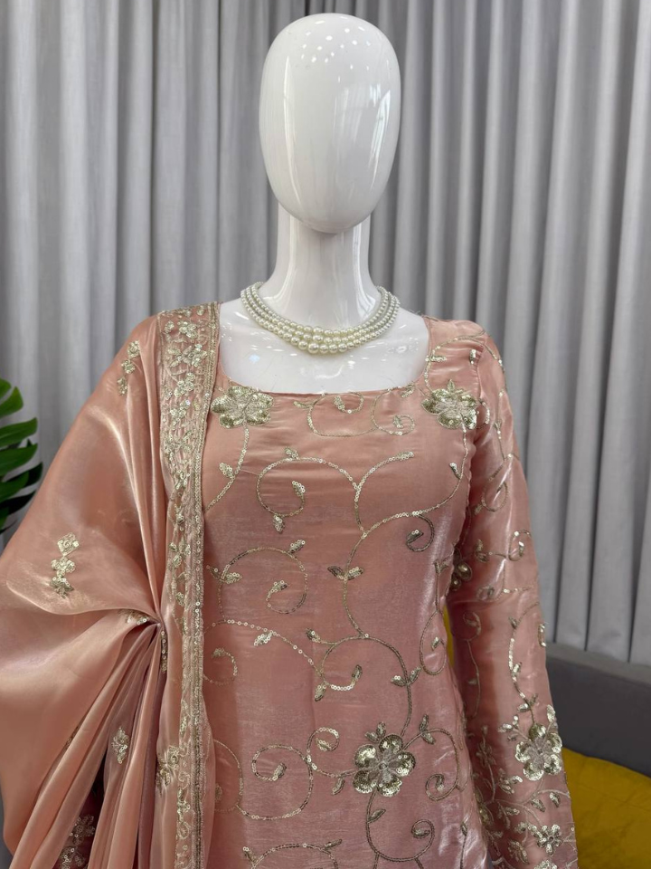 NOORZA JMC Silk Sharara Ensemble