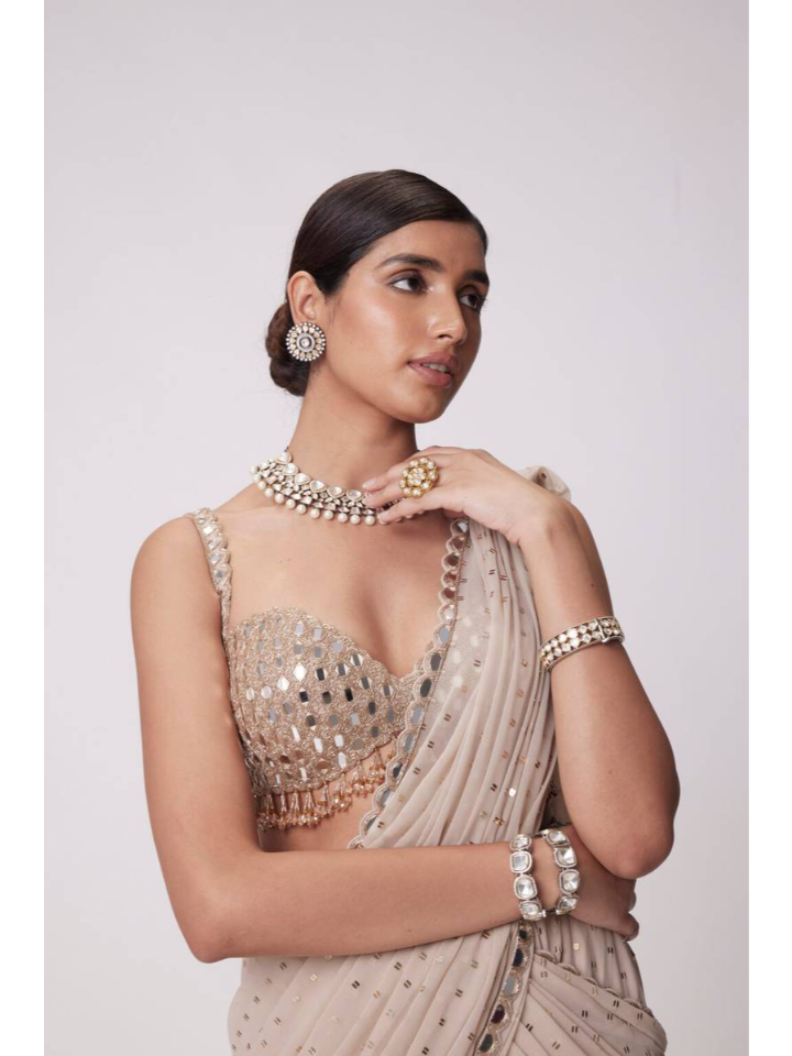 Mirror Glam Ready-to-Wear Saree