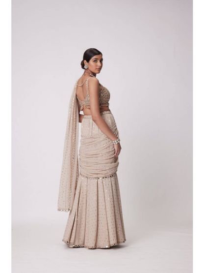 Mirror Glam Ready-to-Wear Saree