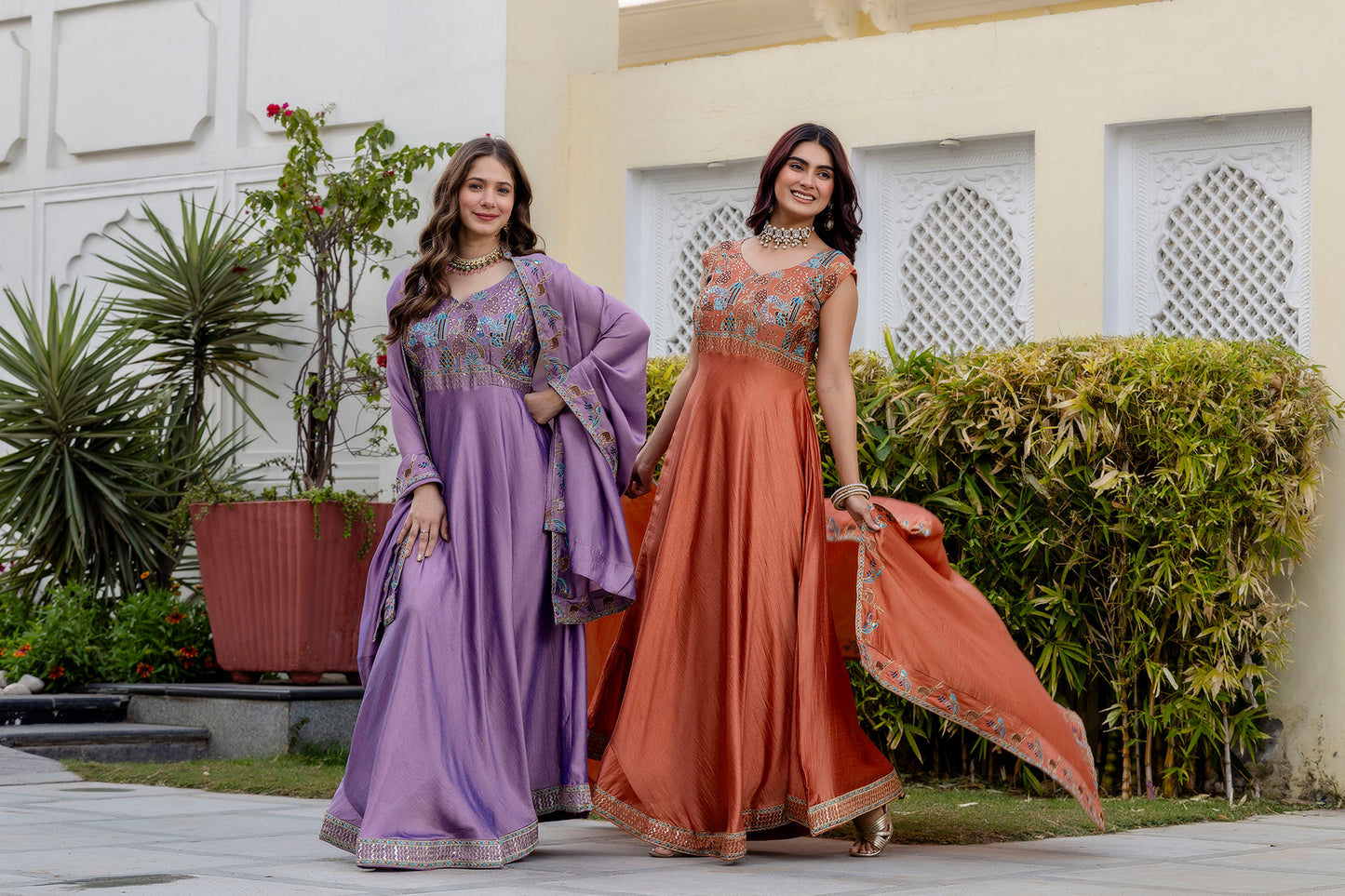 RANG RASIYA Gown Set – “NOOR-E-RIYA”-Where Tradition Becomes Timeless Style