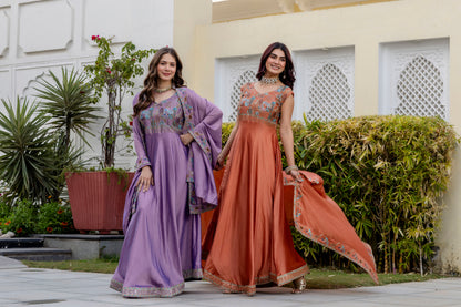 RANG RASIYA Gown Set – “NOOR-E-RIYA”-Where Tradition Becomes Timeless Style