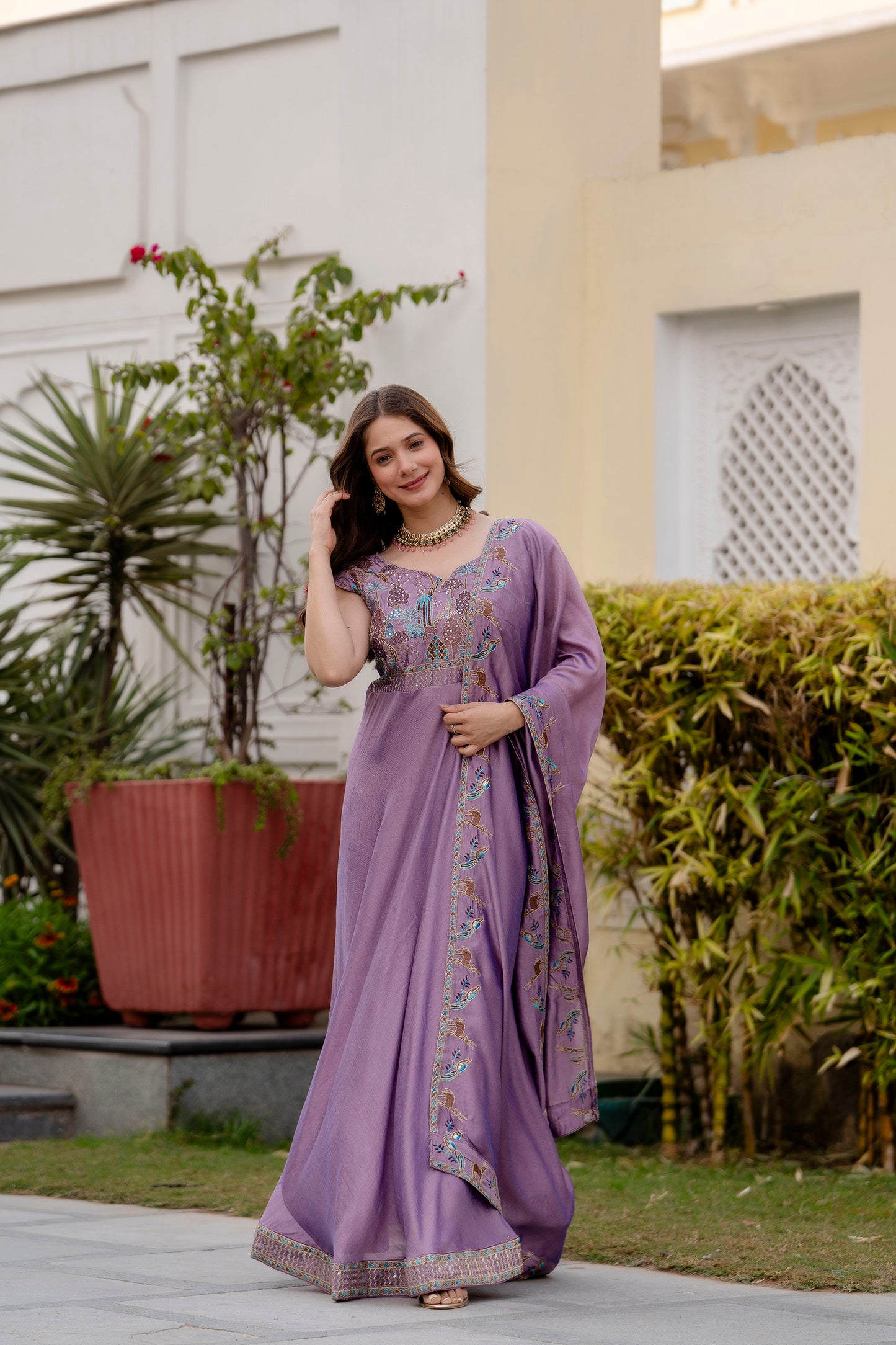 RANG RASIYA Gown Set – “NOOR-E-RIYA”-Where Tradition Becomes Timeless Style