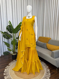 AYZARA Chinon Sharara Set