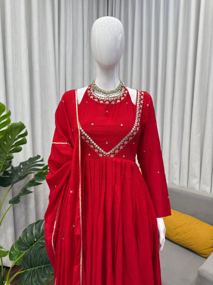Sitara Grace Top, Palazzo & Dupatta Set
