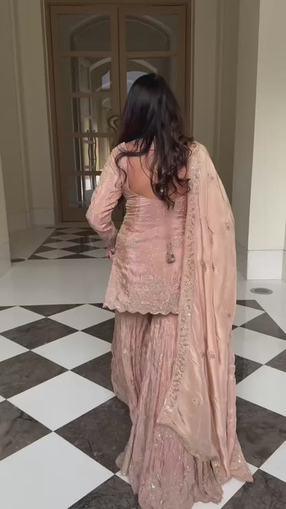 NOORZA JMC Silk Sharara Ensemble